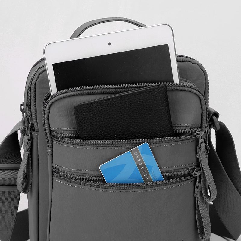 Мужская многосекционная наплечная сумка, уличная сумка