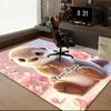 1PC Custom Name Baby Otter Dreams Theme Floor Mat Ideal for Living Room, Game Rooms, Office, Bedroom,Floor Mat Playful Design135