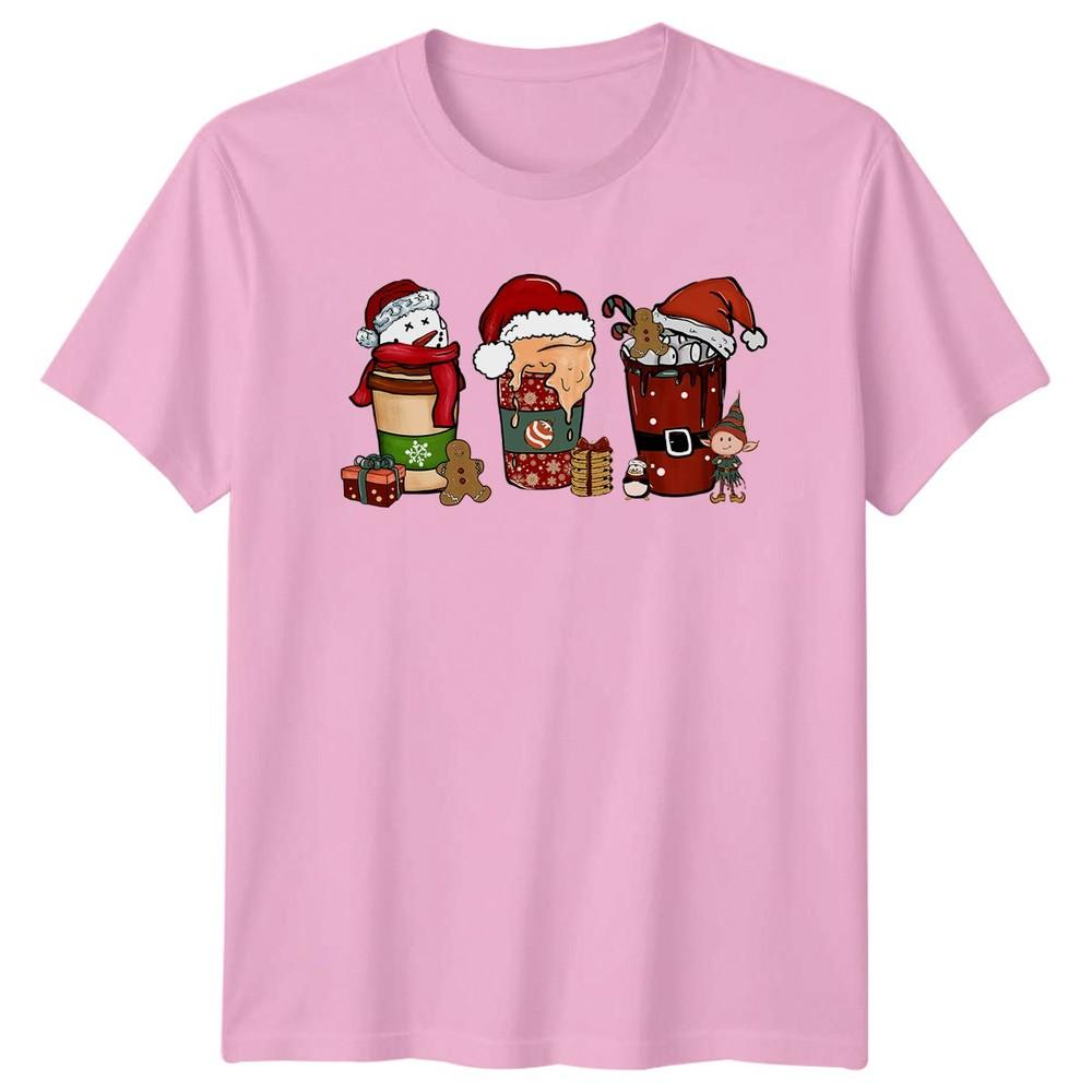 Festive Christmas Holiday Drinks Unisexs Unisexs Graphic Unisex Tee