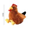 Cute Lovely Ornament Adorable Stuffed Animal Cartoon Chicken Doll Kids Toy Farmhouse Decor Easter Cock