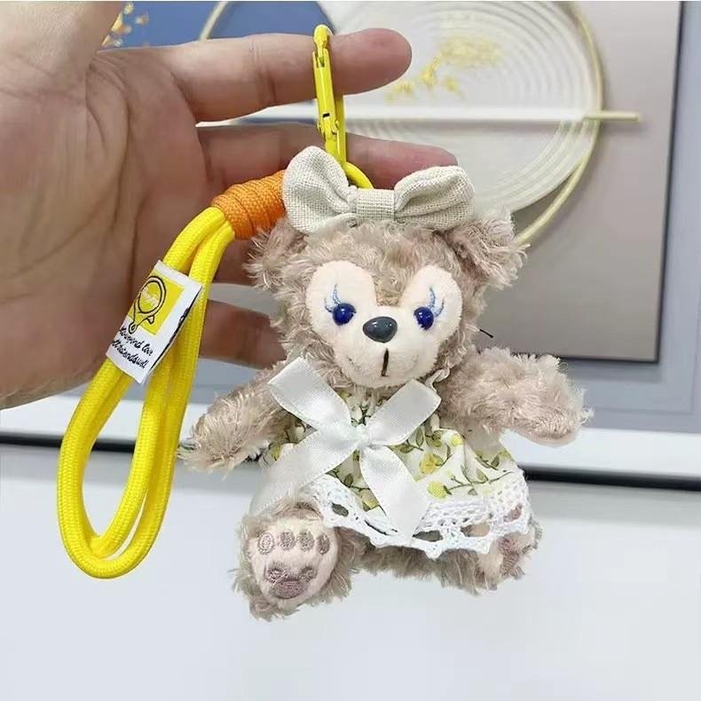 Sweet And Colorful Duffy Bear Plush Keychain Soft Hanging Doll For Occasions Special