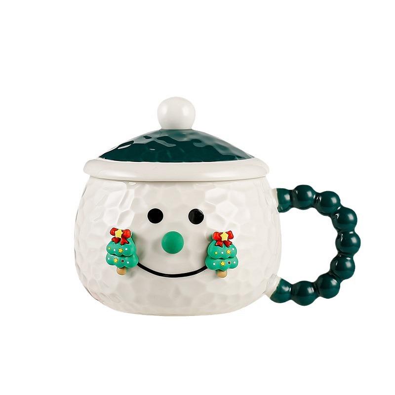 Креативный рождественский подарок Керамическая кружка Мультяшная кружка Высокоценная кружка для воды Сувенирная рождественская кружка