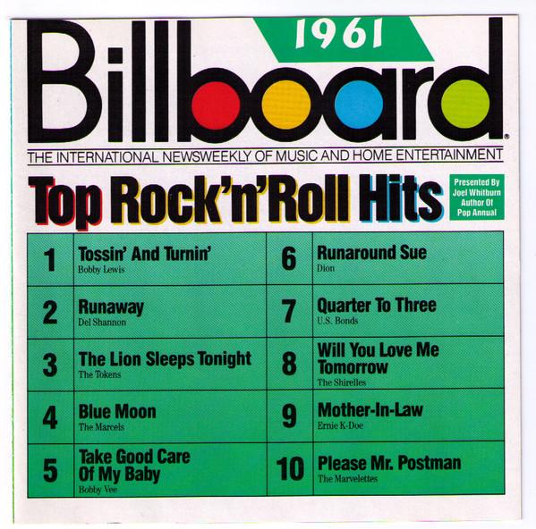 CD РАЗНЫЕ ИСПОЛНИТЕЛИ - Лучшие хиты Billboard: 1961 R270622 Rhino Records 1988 США Рок Б/У
