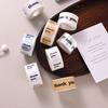 120Pcs/roll  English Thank You Laser Stickers Gift Packaging Label Envelopes Shipping Bags Bubble Mailer Carton Sealing Stickers