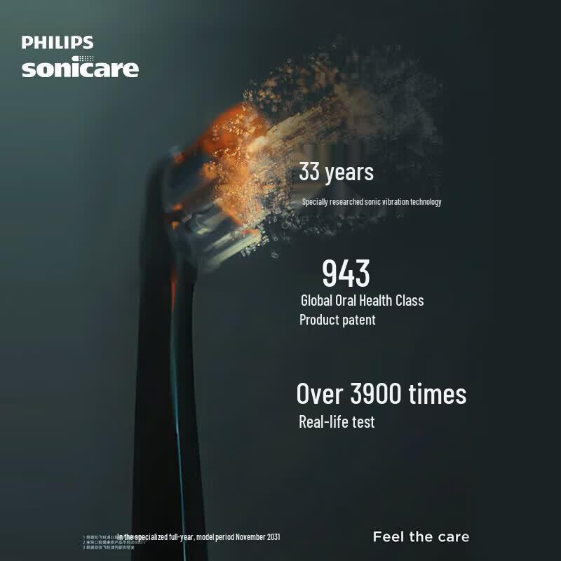 Philips DiamondClean Pro 3 Series Sonic Electric Toothbrush CN plug (adapter included)