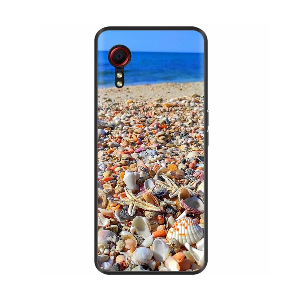 Чехол для Samsung Galaxy Xcover 7 Мягкий Гладкий Жидкий Силикон Мультяшный Корпус Телефона Для Samsung XCover7 Защитные TPU Задние Крышки