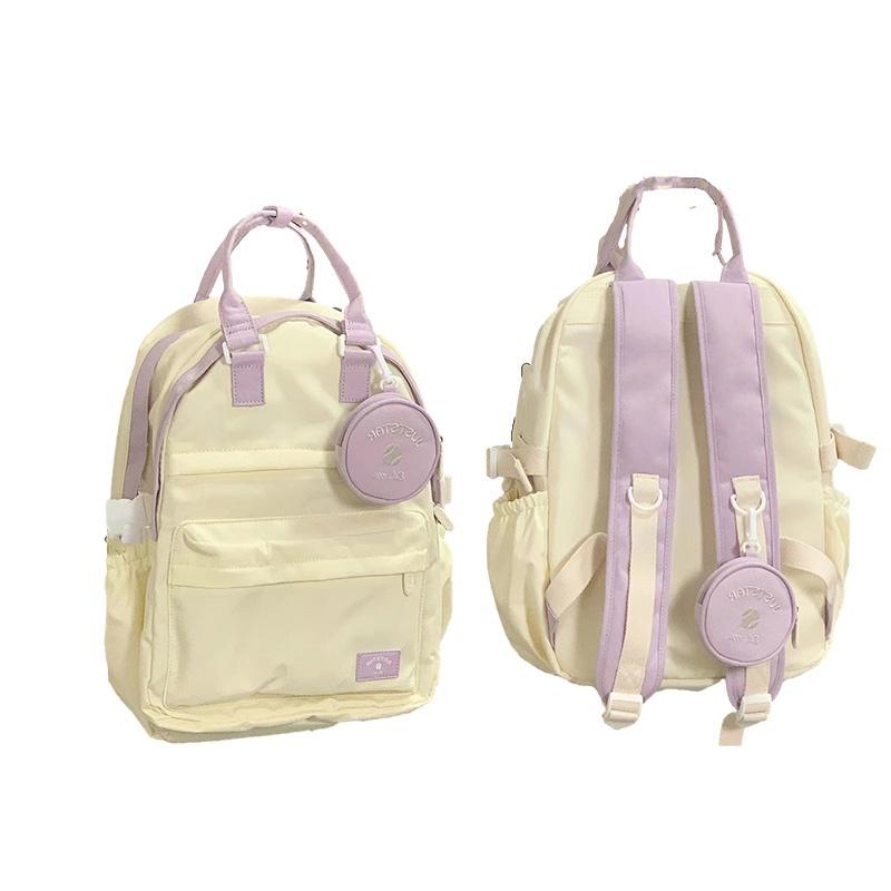 2023 New Arrival Large Capacity Canvas Backpack For Students With Multiple Compartments And Shoulder Straps
