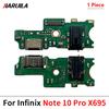 Плата USB-порта для зарядки Шлейф Разъем Запчасти Для Infinix Hot 6X 7 Pro 11 11 11S Note 11 11 11 11 Smart 6 Модуль микрофона