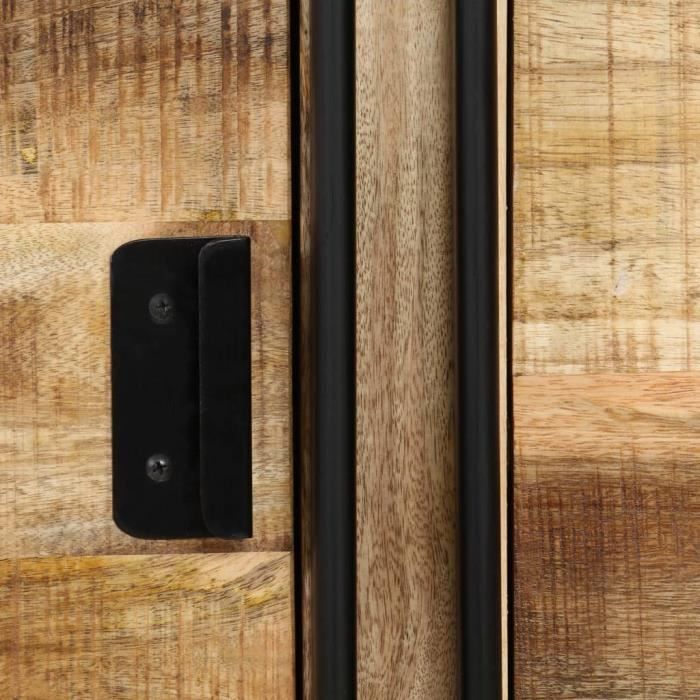 VidaXL Buffet Bois de manguier massif 150 x 40 x 80 cm