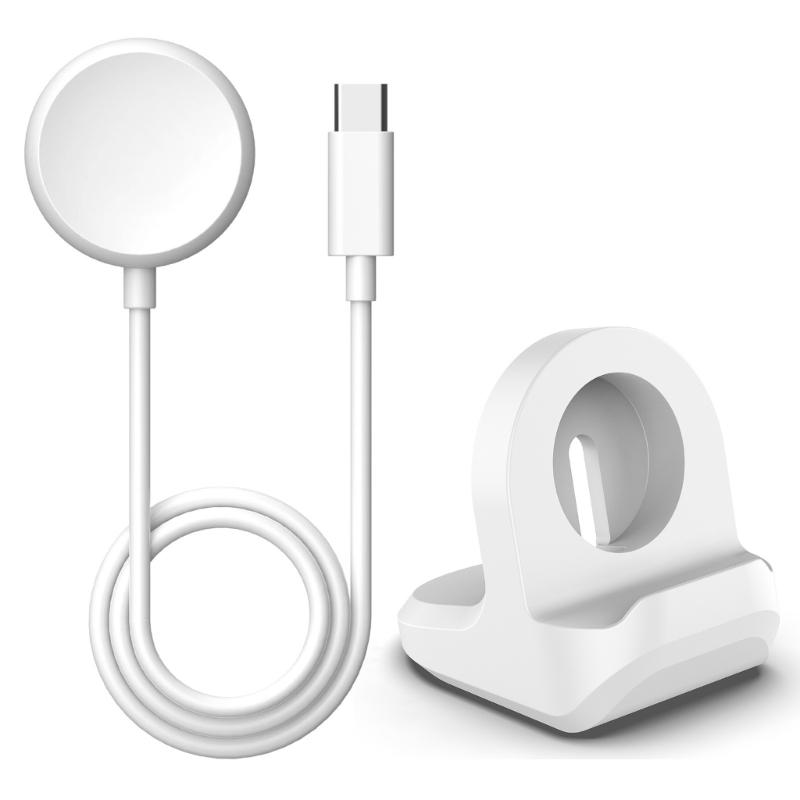 Магнитный адаптер питания Зарядная подставка База Type C USB Кабель для быстрой зарядки Шнур Провод Подходит для умных часов Pixel Прочный