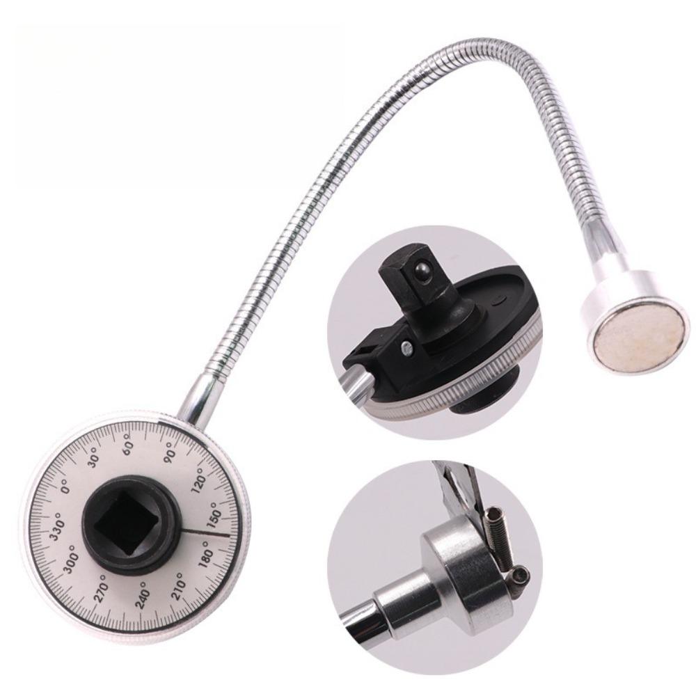 Высококачественный 1/2" транспортир крутящего момента - стрелочный индикатор угла и измеритель угла крутящего момента для авторемонта, точное измерение крутящего момента