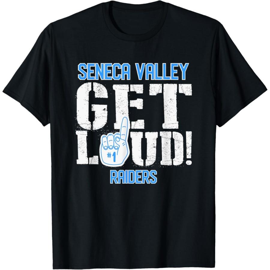 Школьная футболка Seneca Valley High School GET LOUD Raiders