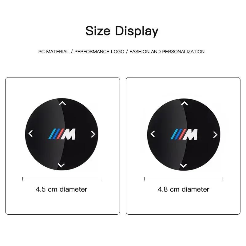 BAGE7 Car Sticker Hot 2026 2026 E90 E60 BMW Rotation Button Sticker Central Control Button Protection Cover For BMW G30 G32 G01 G02 G0