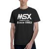 Компьютер MSX С 1983 года 100% Хлопок Повседневная Дышащая Удобная Мужская Забавная Мужская Футболка Мужские Топы