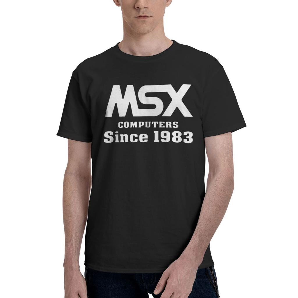 Компьютер MSX С 1983 года 100% Хлопок Повседневная Дышащая Удобная Мужская Забавная Мужская Футболка Мужские Топы