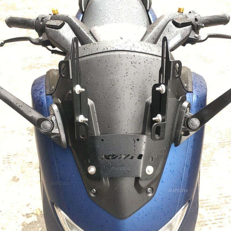 Модифицированный Мотоцикл NMAX155 NMAX150 2024 2023 Регулируемый Кронштейн Ветрового Стекла Кронштейны Зеркал Заднего Вида для Yamaha NMAX 2024