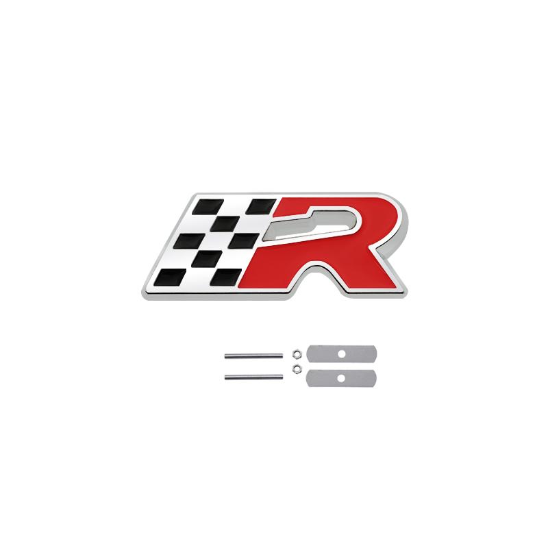 kyzh6 Car Accessories Metal Grille Emblem Rear Trunk Body Badge Sticker For Seat IBIZA Leon R Cupra Exeo Mii Tarraco Toledo Altea