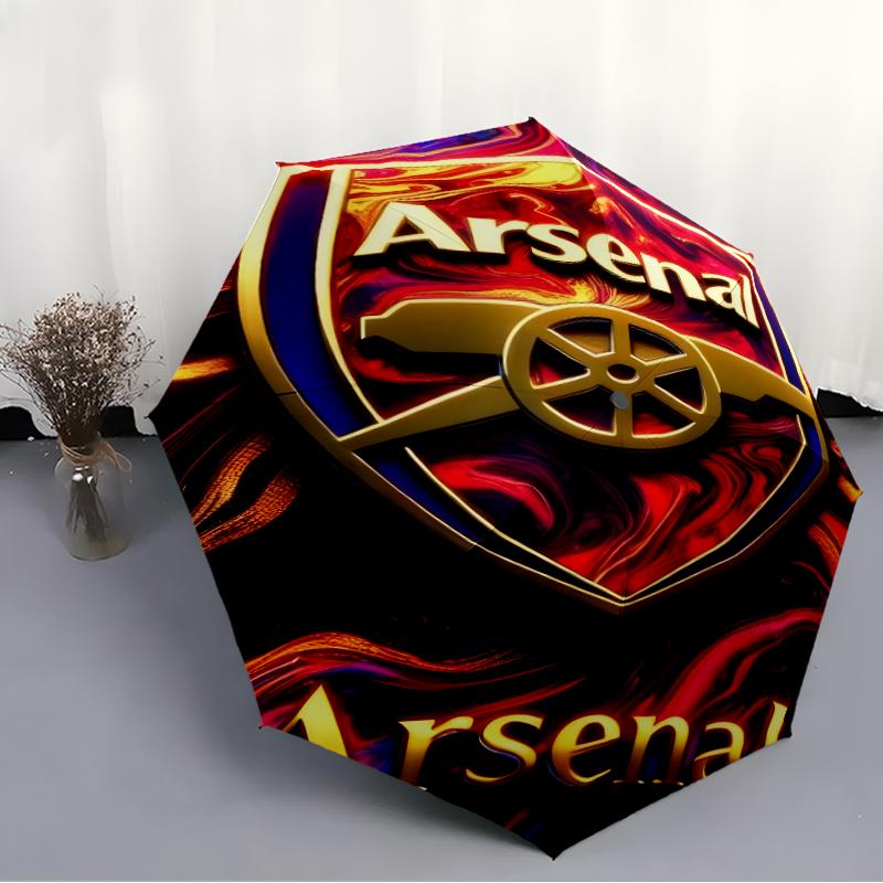 1pc A-Arsenal7 Umbrella, Sun Protection, And UV Shielding. It Has Eight Sturdy Ribs for Outdoor Use And Perfect As a Holiday Gift