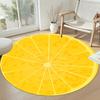 Fruit Round Office Rug Design for Foyer Playrooms Outdoor Bedrooms Anti-slip Round Rug Office home decor Perfect Gift for Women Men