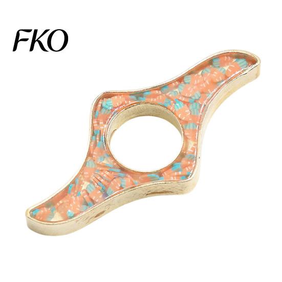Anti-bend Page Holder Book Holder, Glitter Thumb Ring for Reading, One Hand Reading Tool Metal Opener Accessory Students Readers Crushed Stone