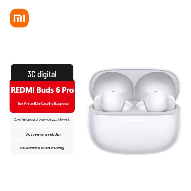 Беспроводные наушники Xiaomi Redmi Buds 6 Pro с шумоподавлением