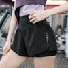 Женские шорты для йоги и фитнеса WEZHO с эффектом двойки