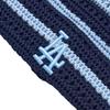 MLB Brand logo design Polyester fiber fleece hat Unisex couple style Navy blue 3ABNB0363-07NYS
