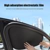 4-слойный солнцезащитный козырек для бокового окна автомобиля, сверхлегкие электростатические шторы, защита от солнца для ребенка, 99,9% УФ-блокер