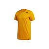 Logo Print Dopamine Casual Training Breathable Round Neck Short Sleeve T-Shirt Men T-Shirts Yellow GL7301