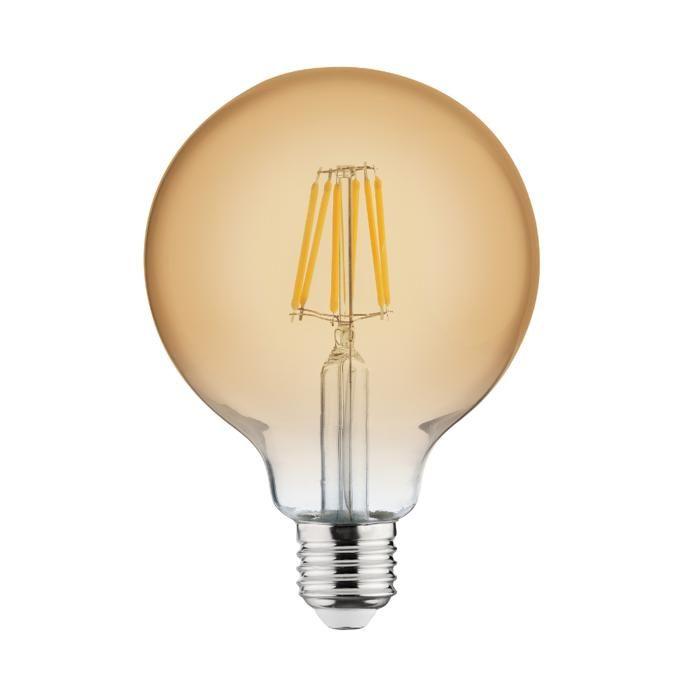 Ampoule LED à filament Vintage globe 6W (Eq. 48W) E27 2200K