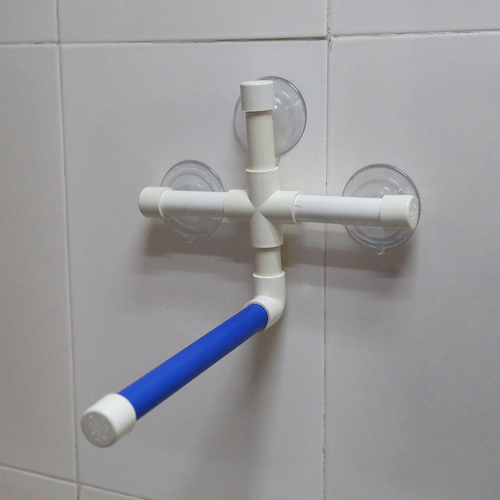 Bird Perches Parrot Budgie Foldable Suction Cup Window Shower Bath Wall Paw Grinding Stand Toy