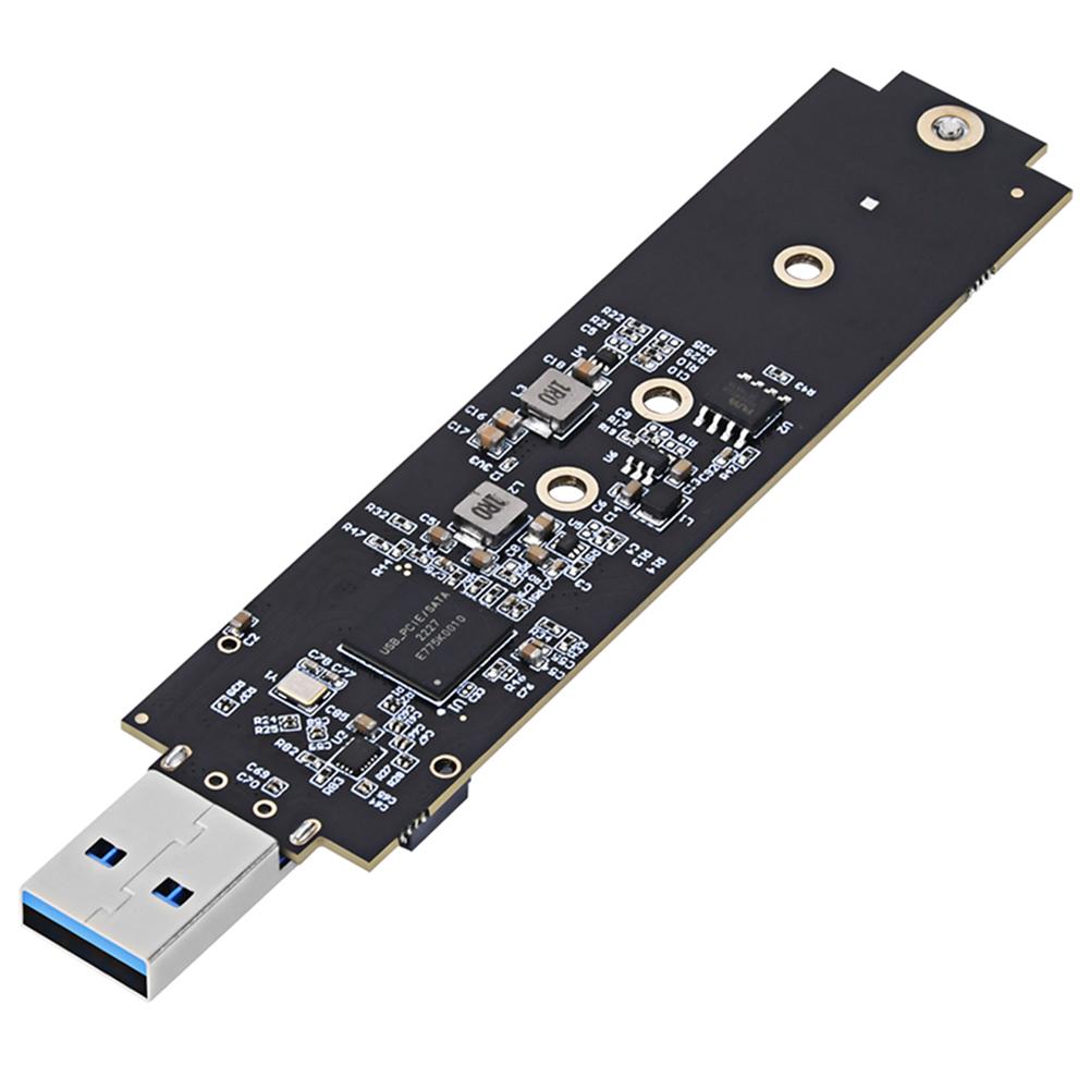 Адаптер NVME на USB Макс. 2 ТБ USB 3.1 Gen 2 на M.2 NVMe SSD Конвертер Адаптер M.2 NVME USB 3.1 Адаптер для 2280 2260 2242 2230 SSD