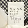 Lanvin Шелковый пиджак в клетку ST46-54 Черный x белый Мужской Б/у