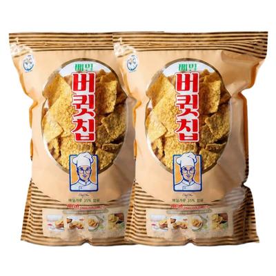 Молочный Классический Гречневый Чипс Оригинальный Вкус Хрустящая Зерновая Закуска 560г (280 г х 2)