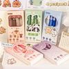 4 шт. милые гелевые ручки Kawaii, мультяшная панда, собака, капибара, набор ручек для письма, креативные ручки, эстетические канцелярские принадлежности для школы