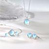 Boxed Moonstone Pendant Necklace, Moonstone Earrings and Bracelet Set for Mother's Day, Graduation Season, Anniversary