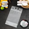50Pcs Clear Plastic Drinking Packaging Bag Food Fresh Keeping Transparent Beverage Juice Milk Coffee Pouch Zip Bag with Straw