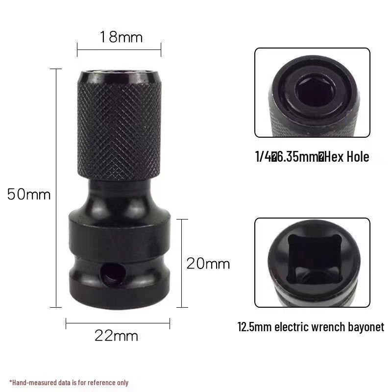 Telescopic Electric Wrench Extension Bar - Durable Adapter Bit for Drill Accessories