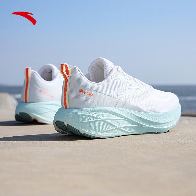 Anta Женские амортизирующие беговые кроссовки Linglong на толстой подошве