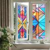 European Style Retro Glass Film,Electrostatic Frosting,Adhesive Free Art Painting,Privacy Protection, Window Film, Stained Glass