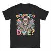 But Did You Die Easter Colorful Egg Dye Skeleton Bunny TShirt  Fashion T Shirts ShortSleeved Streetwear Tops Plus Size Tees