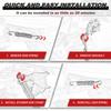 For Honda CBR650R -2026 CB650R -2026 CBR650F CB650F 2014-2018 Motorcycle Aluminum Adjustable Side Stand Holder Kickstand