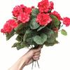 Имитация цветов бегонии Всепогодные Устойчивые к УФ-лучам Сделай сам Свадебный букет Реалистичный вид Искусственный цветок