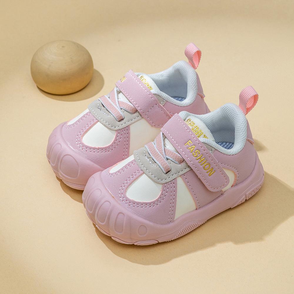 Ergonomics Toddler Shoes For Kids PU Leather Waterproof Kid's Sneakers Soft-soled Boy's Girl's Running Shoes Sport Shoes