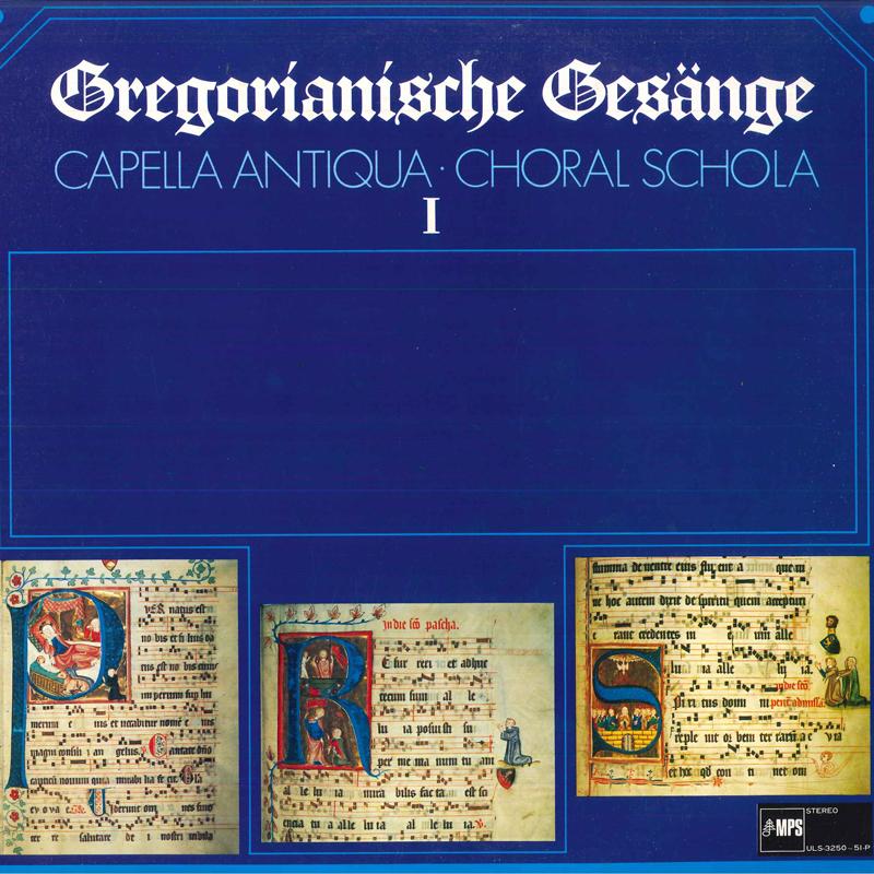 Виниловая пластинка CAPELLA ANTIQUA CHORAL SCHOLA - Gregorianische Gesange I ULS325051P MPS 1976 Япония Obi Классика Б/у
