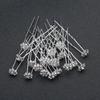 20pcs Fashion Bridal Rhinestone Hair Fork Artisan Alloy U-Pin with Rose Accent Wedding Hair Sticks for Brides Vintage Glamour