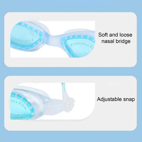 Очки для плавания, не протекающие, противотуманные, очки для плавания, полная защита, силиконовые очки для бассейна