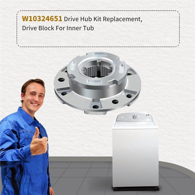 A71G-Металлический приводной ступичный комплект для стиральной машины Whirlpool Maytag Kenmore и т. д.