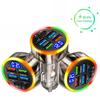 Автомобильное зарядное устройство 6 портов Super Fast Charging PD QC3.0 USB Quick Charging Adapter для iPhone Samsung Xiaomi с цифровым дисплеем Amagi