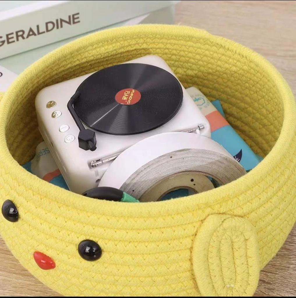 Коробка для хранения настольных вещей с рисунками, журнальный столик в гостиной, корзина для хранения вещей в доме, прихожая, закуски, разные предметы, косметика